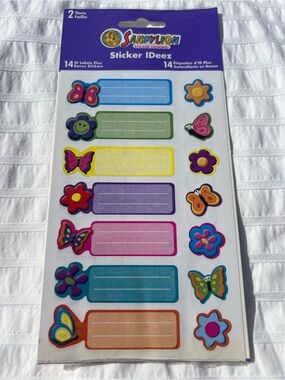 NWT VTG Y2K Sandylion Girly IDeez Sticker Sheets